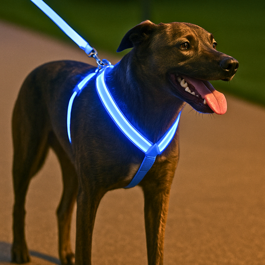 Glow Guard™ USB Rechargeable LED No-Pull Dog Harness - FAST & FREE US Shipping!