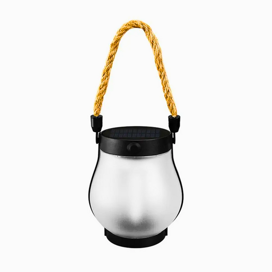 SolarGlow™ Flame Rope Rechargeable Lantern