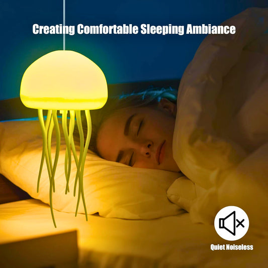 Jellyfish Night Light – LED Lamp with Voice Control - FAST & FREE US Shipping!