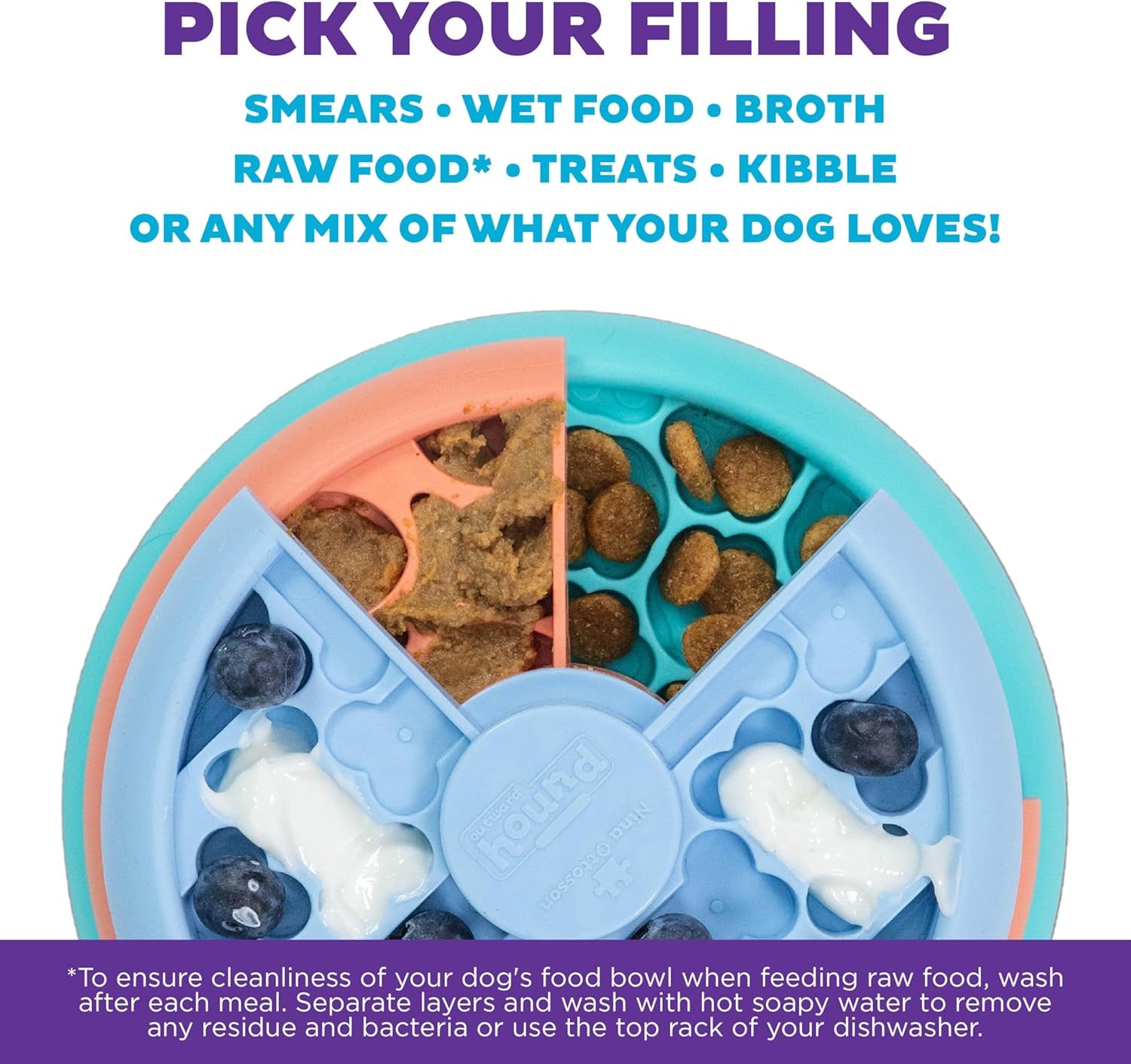  Lickin’ Layers Small 3-In-1 Dog Puzzle Feeder