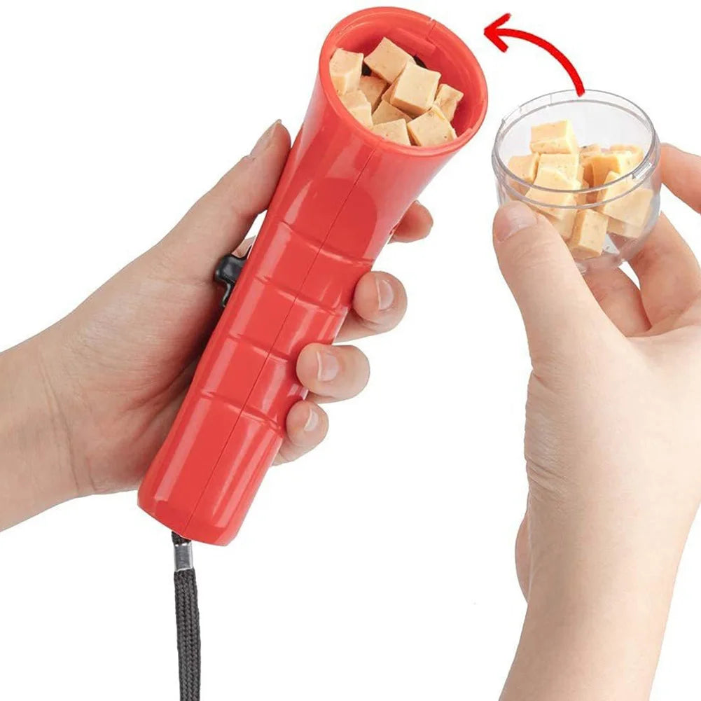 Interactive Dog Treat Launcher – Portable Snack Dispenser for Training & Play