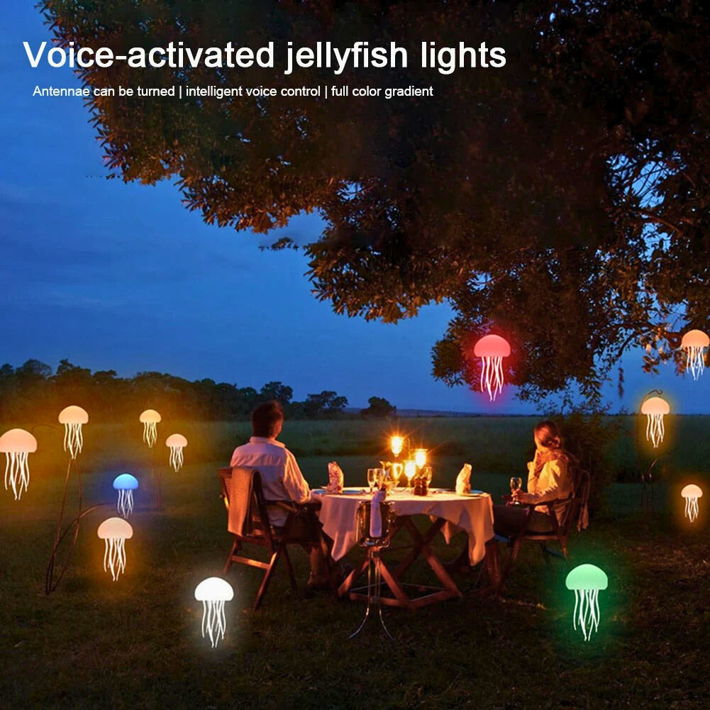 Jellyfish Night Light – LED Lamp with Voice Control - FAST & FREE US Shipping!