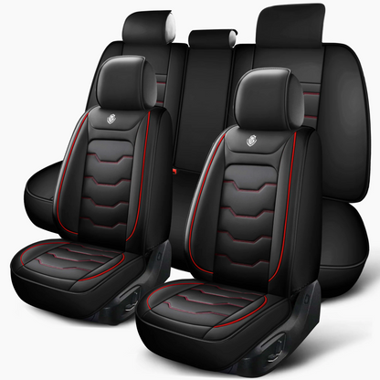 CorsaLux™ Elegant Leather Car Seat Covers - FAST & FREE US Shipping!