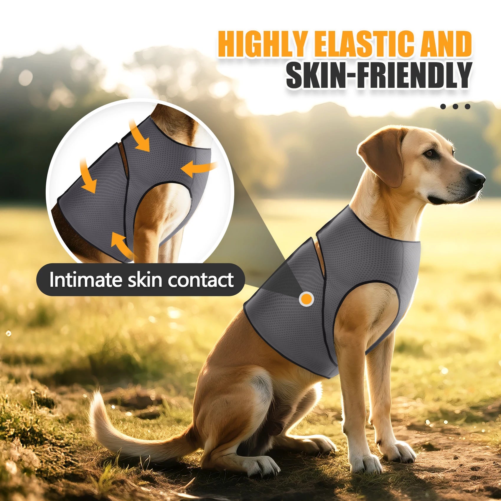 Calm Pup™ Anti-Anxiety Vest – Soothing Thunder & Stress Relief Shirt for Dogs & Cats