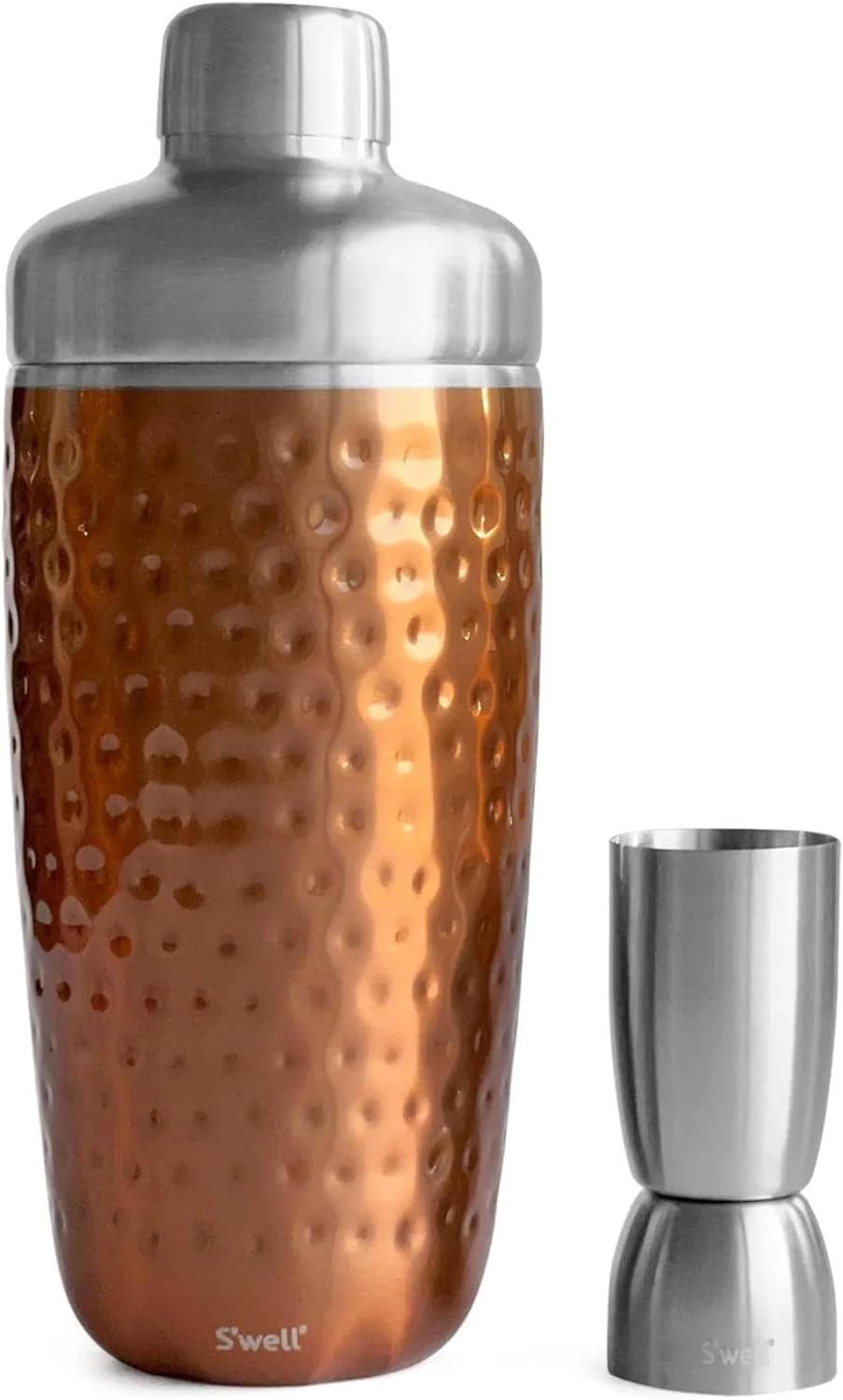 ChillMix™ 18oz Stainless Steel Cocktail Shaker Set with Jigger