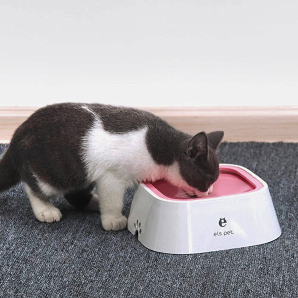 No-Spill Floating Disk Pet Water Bowl – Spill-Proof, Splash-Free, and Travel-Ready - FREE Shipping