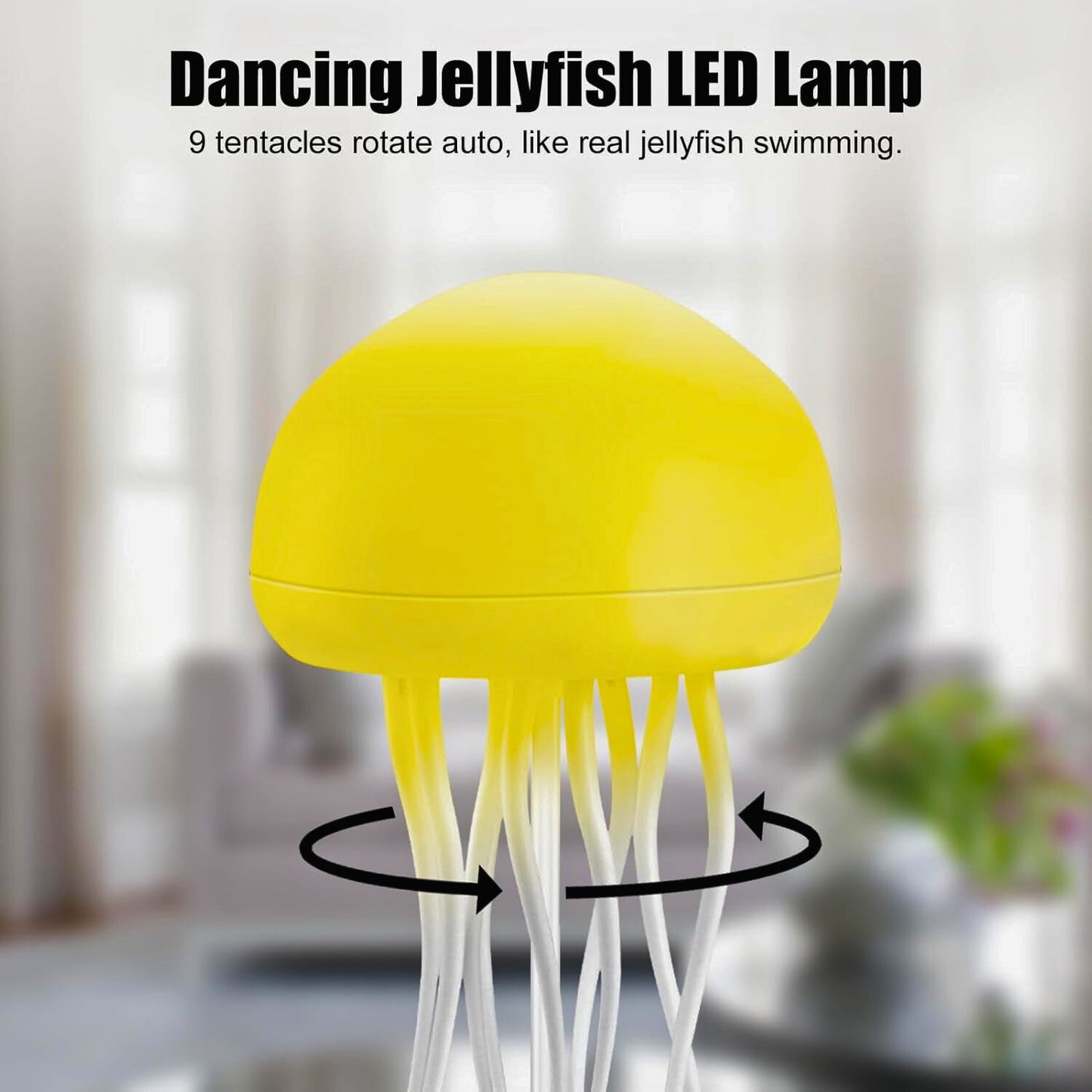 Jellyfish Night Light – LED Lamp with Voice Control - FAST & FREE US Shipping!