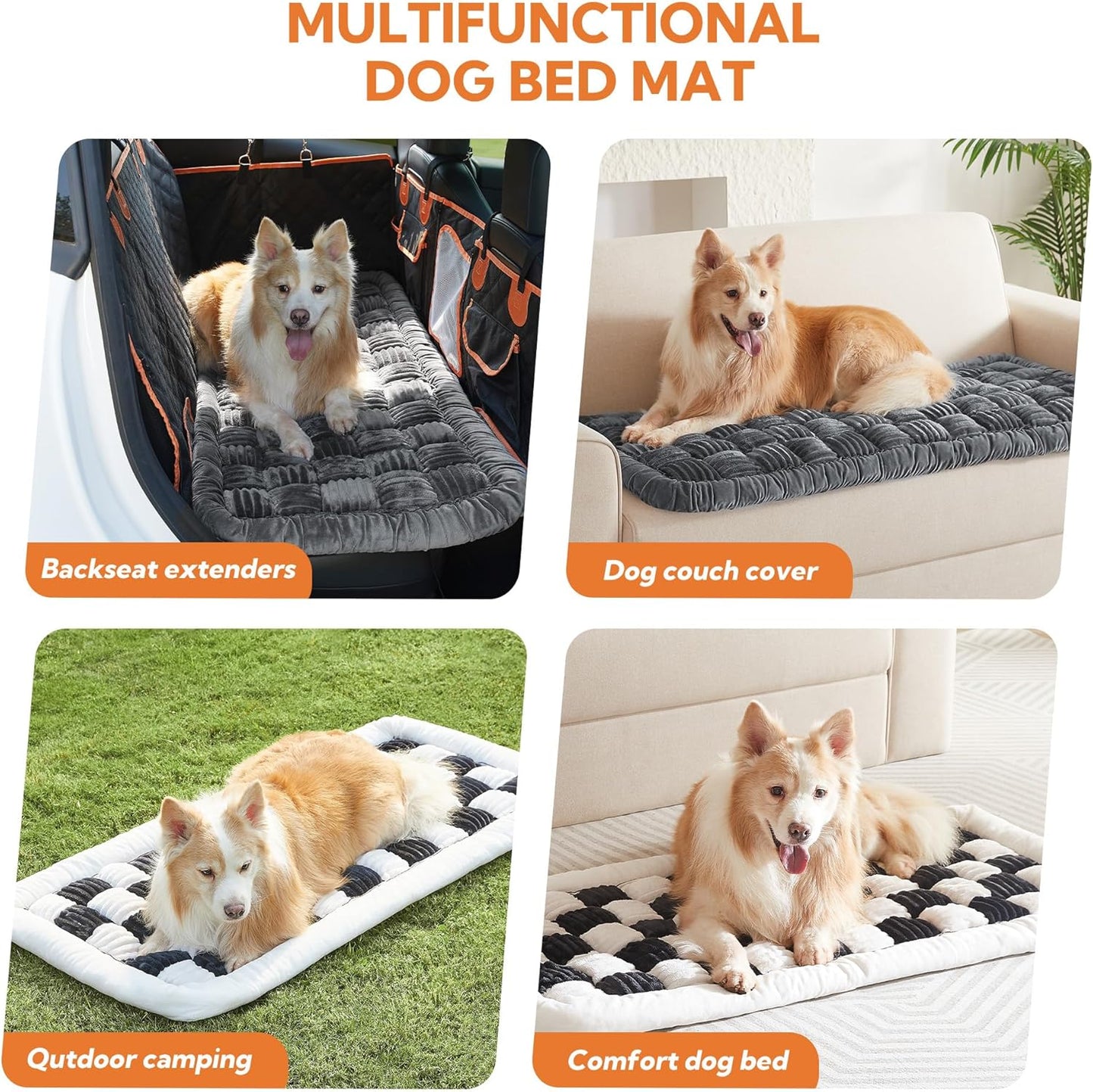 Cozy Paw Pet Mat for Backseat Extender