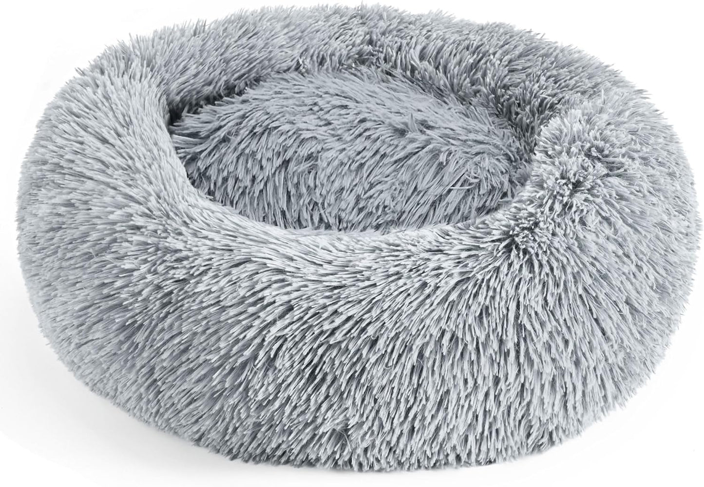 Luxury Calming Donut Dog & Cat Bed – Plush, Anti-Anxiety, Washable, Non-Slip - FAST & FREE US Shipping!