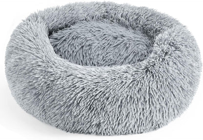 Luxury Calming Donut Dog & Cat Bed – Plush, Anti-Anxiety, Washable, Non-Slip - FAST & FREE US Shipping!