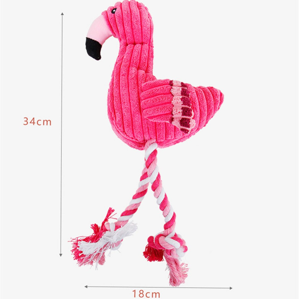 Vocal Animal Plush Toy for Dogs – Teeth Cleaning & Training Aid