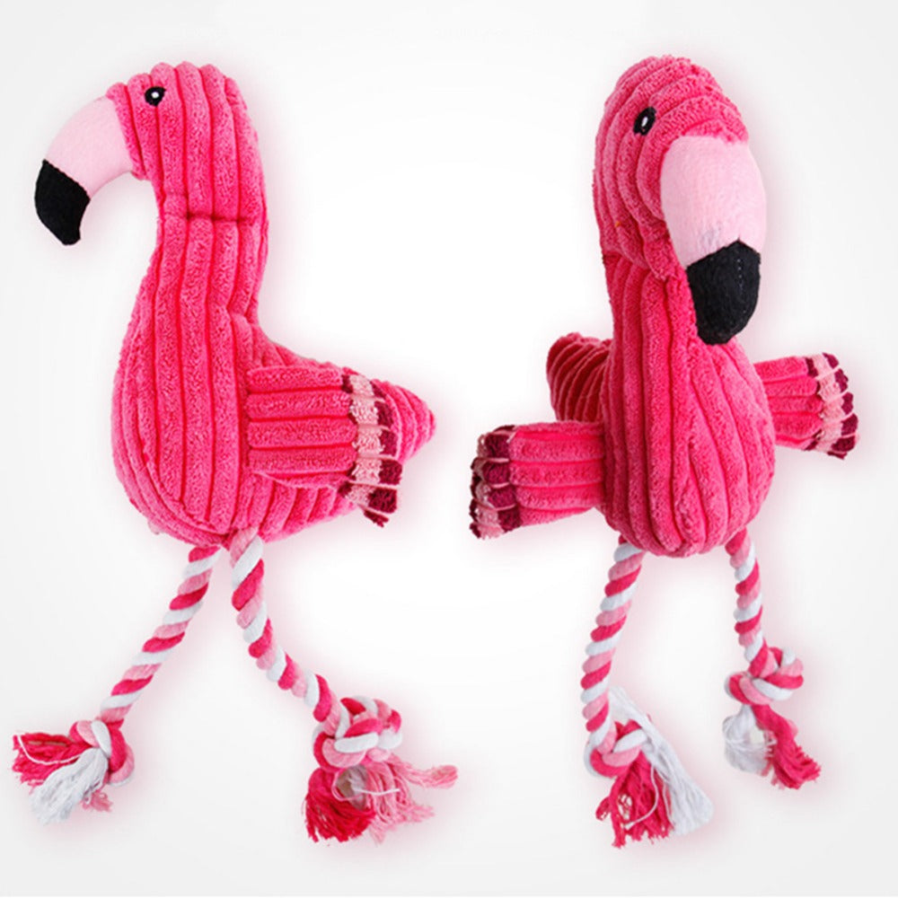 Vocal Animal Plush Toy for Dogs – Teeth Cleaning & Training Aid