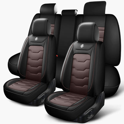 CorsaLux™ Elegant Leather Car Seat Covers - FAST & FREE US Shipping!