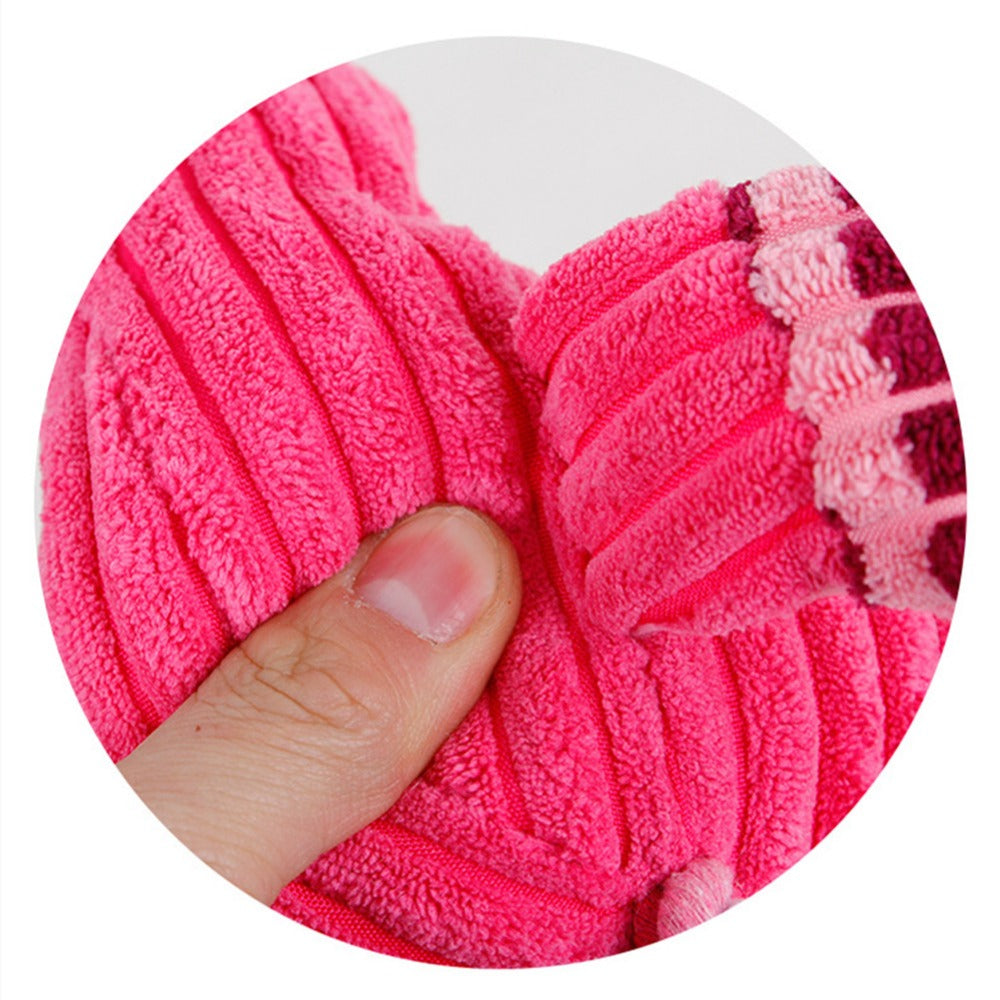 Vocal Animal Plush Toy for Dogs – Teeth Cleaning & Training Aid