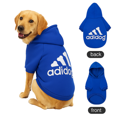 Adidog™ Soft Fleece Dog Hoodie (S–9XL) - FREE Shipping