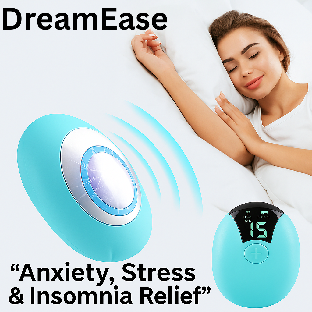 DreamEase™ EMS Sleep Aid Device – Stress Relief & Better Sleep Quality