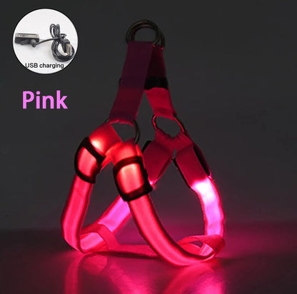 Glow Guard™ USB Rechargeable LED No-Pull Dog Harness - FAST & FREE US Shipping!