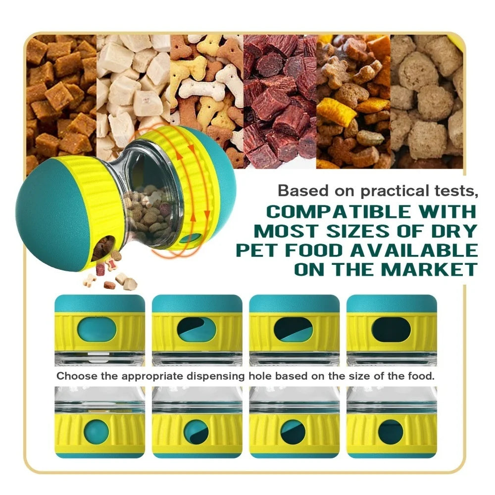 Interactive Dog Treat Dispenser Toy – Slow Feeder Puzzle for Mental Stimulation & Fun