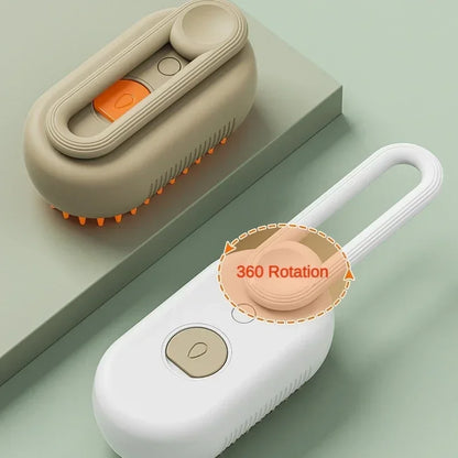 3-in-1 Pet Spray Massage Brush – Steam, Bathe & Groom in One!