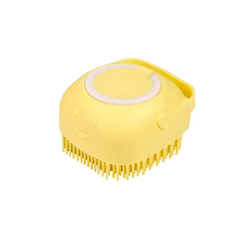 Soft Silicone Bath & Massage Brush for Dogs & Cats