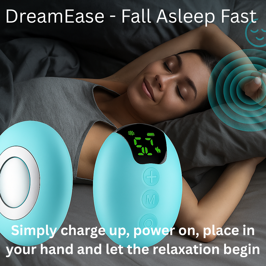 DreamEase™ EMS Sleep Aid Device – Stress Relief & Better Sleep Quality
