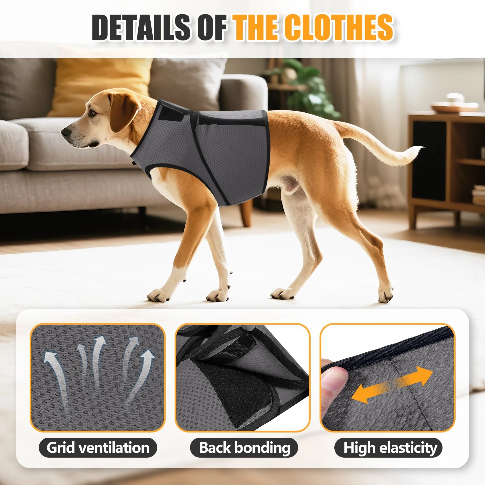 Calm Pup™ Anti-Anxiety Vest – Soothing Thunder & Stress Relief Shirt for Dogs & Cats