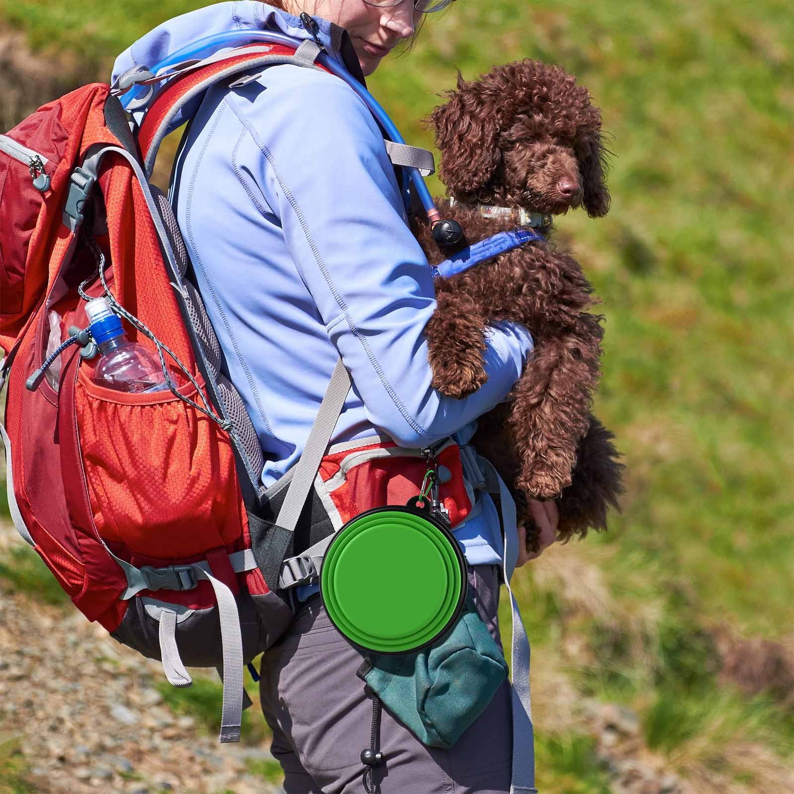 Travel Buddy Portable Dog Bowl Set 5 Pack - FAST & FREE US Shipping!