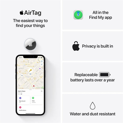 Apple AirTag (4-Pack) – Smart Bluetooth Tracker & Item Locator