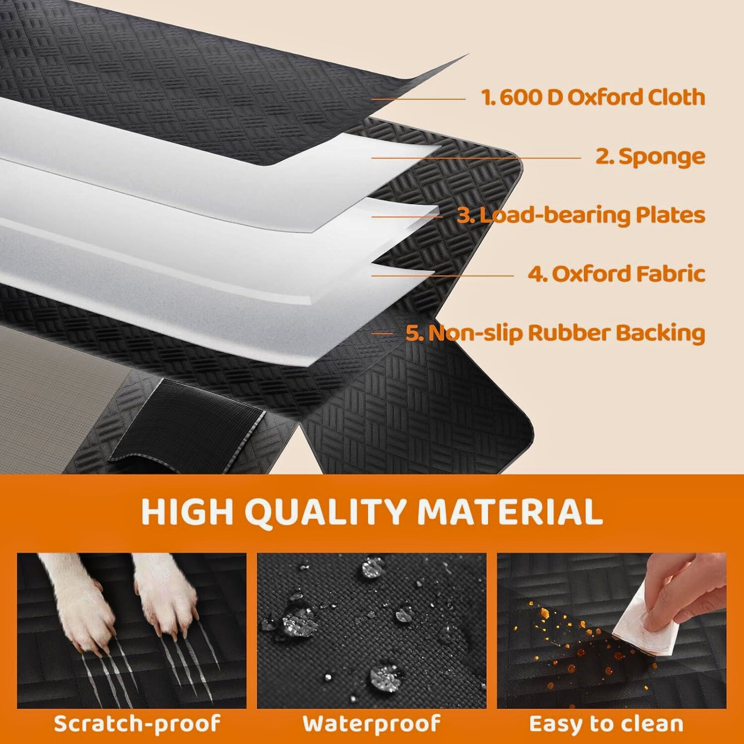Paw Guard™ Heavy-Duty Backseat Extender & Car Bed for Dogs - FAST & FREE US Shipping!