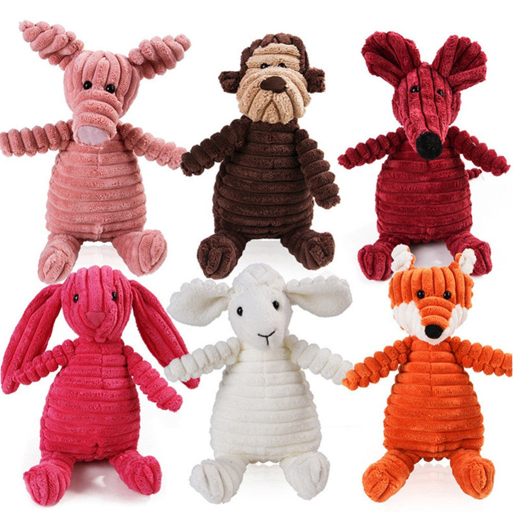 Vocal Animal Plush Toy for Dogs – Teeth Cleaning & Training Aid