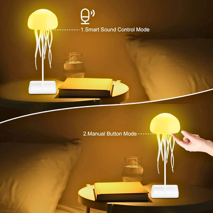 Jellyfish Night Light – LED Lamp with Voice Control - FAST & FREE US Shipping!