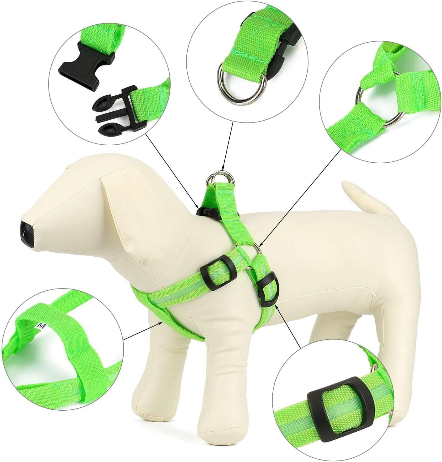 Glow Guard™ USB Rechargeable LED No-Pull Dog Harness - FAST & FREE US Shipping!