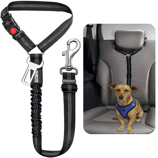 Reflective Pet Car Seat Belt – Adjustable Safety Leash for Dogs & Puppies - FAST & FREE US Shipping!