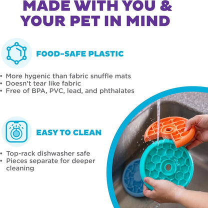  Lickin’ Layers Small 3-In-1 Dog Puzzle Feeder