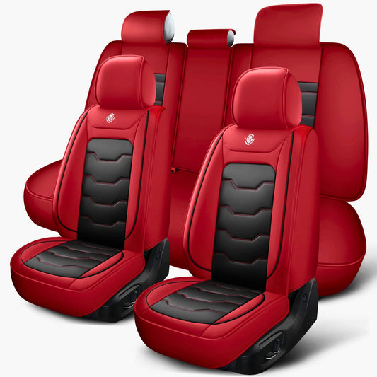 CorsaLux™ Elegant Leather Car Seat Covers - FAST & FREE US Shipping!
