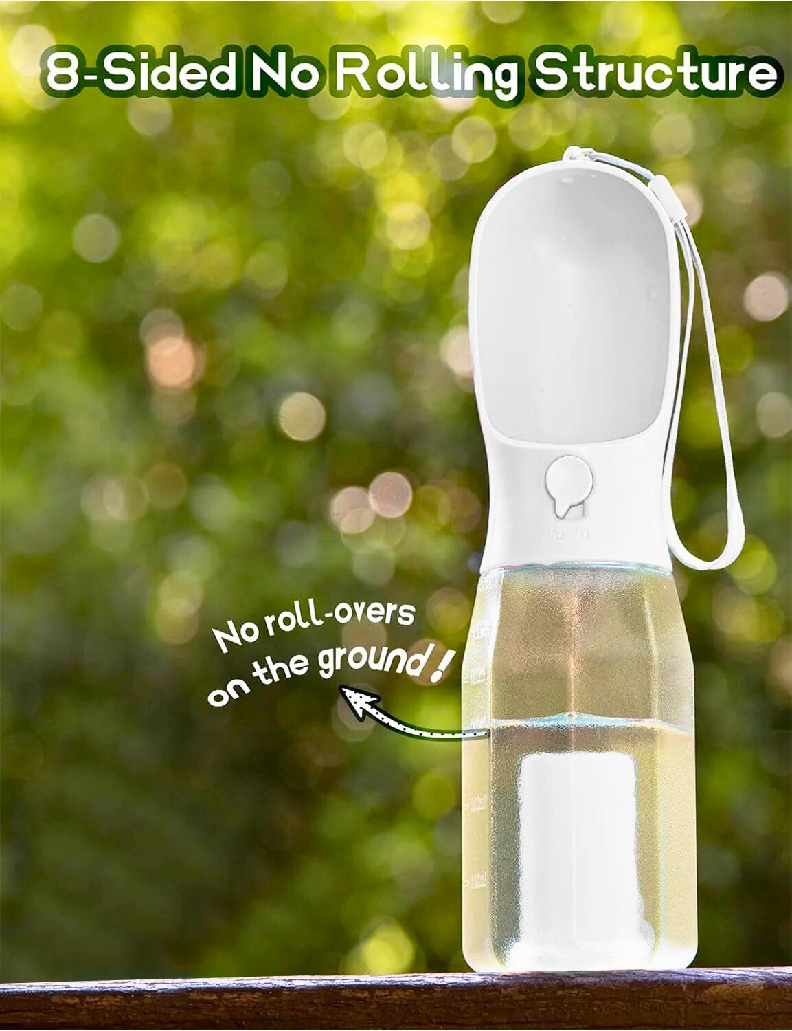 Portable 3-In-1 Dog Water Bottle with Food Container & Waste Bag Holder - FREE Shipping