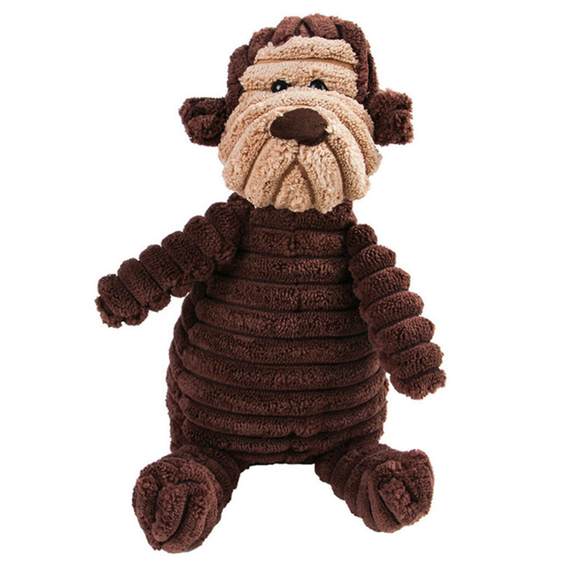 Vocal Animal Plush Toy for Dogs – Teeth Cleaning & Training Aid